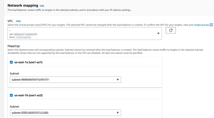 Network mapping GWLB